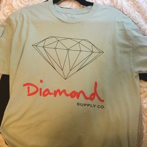 Diamond teal T